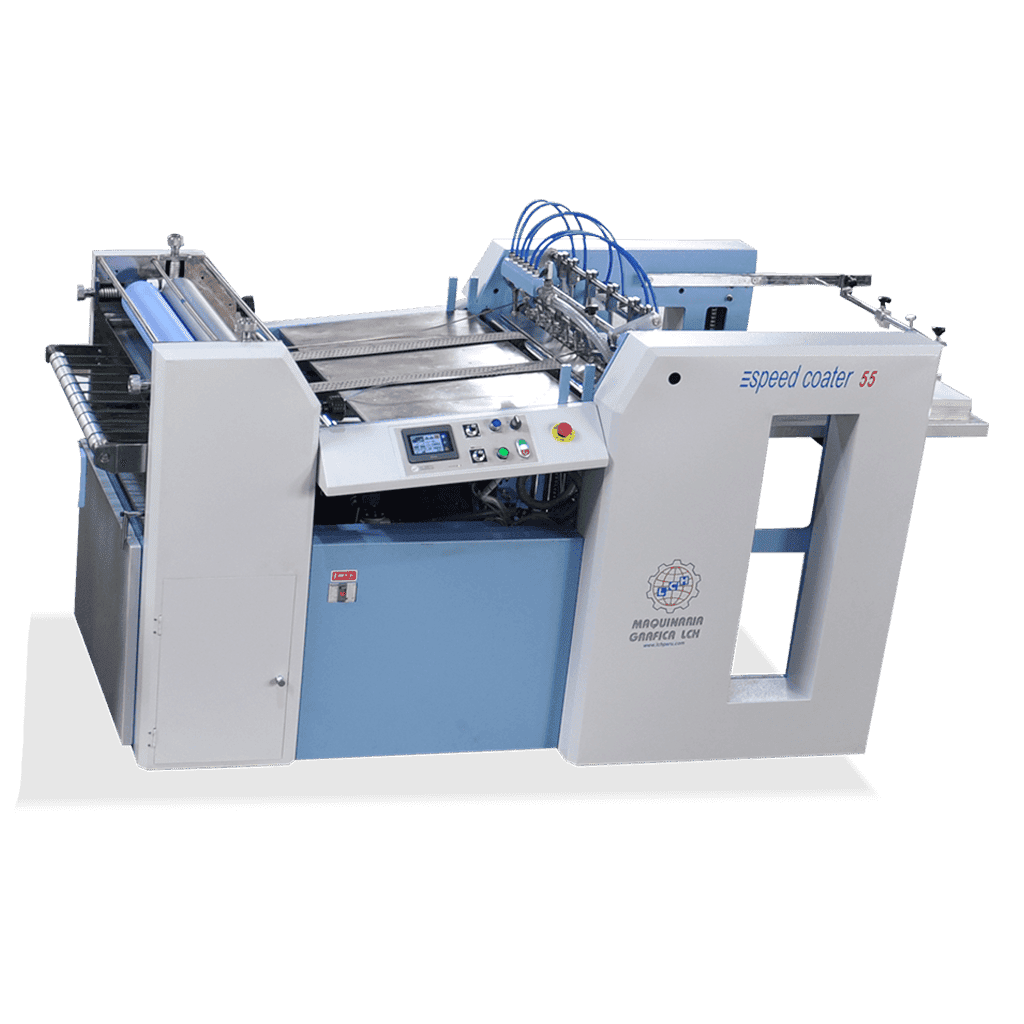 MAQUINA BARNIZADORA UV. SISTEMA APLICADOR MOD. SPEED COATER 55